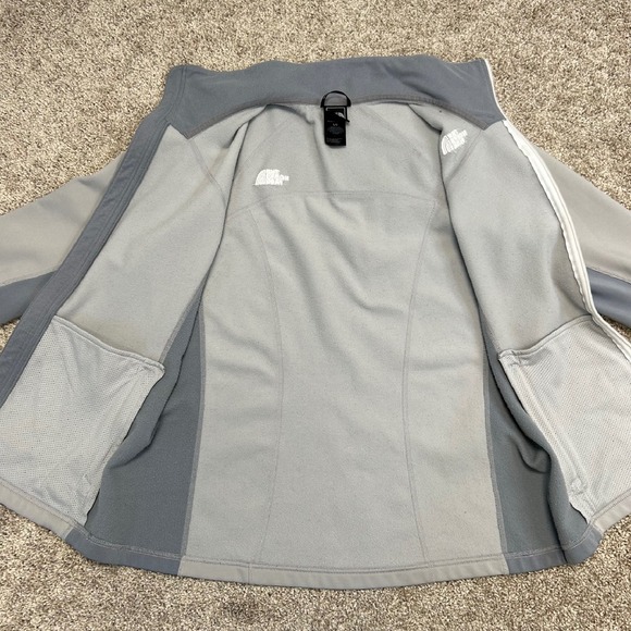 The North Face‎ Flash Dry Full Zip Jacket Women Size Large Two Tone Gray - Picture 11 of 11